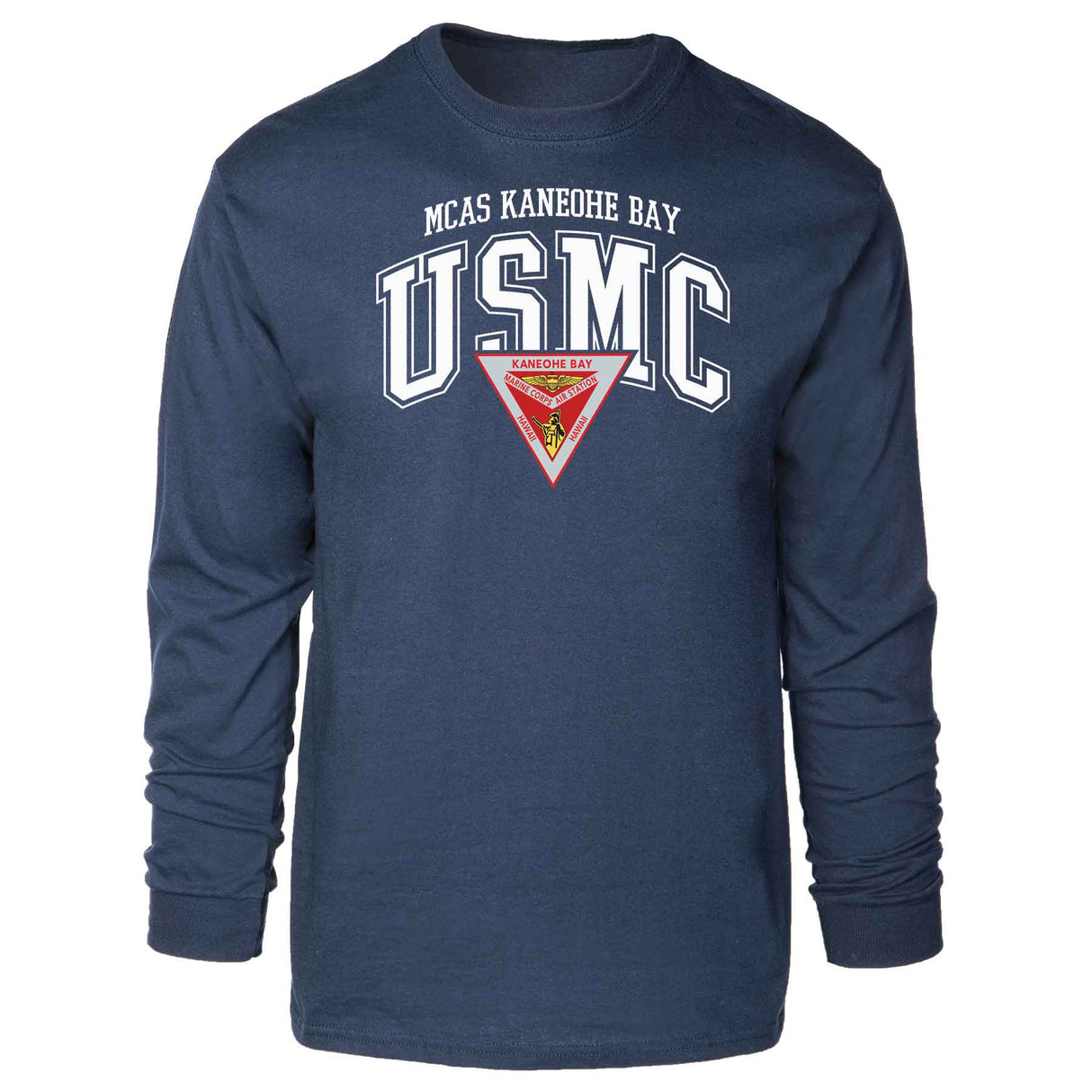 MCAS Kaneohe Bay Arched Long Sleeve T-shirt - SGT GRIT