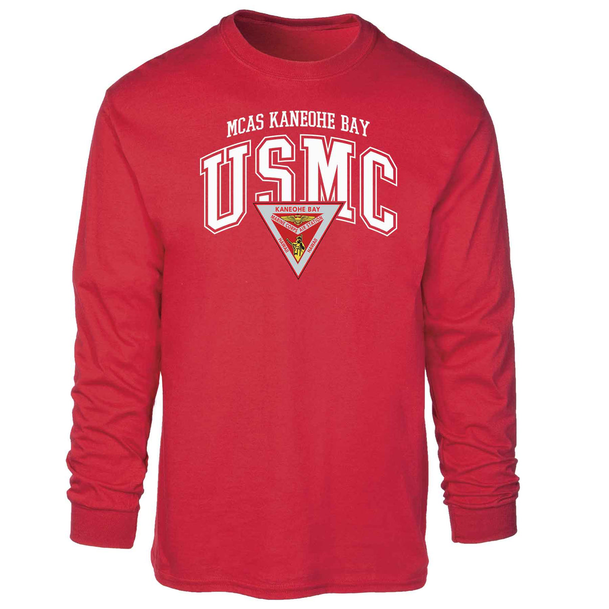 MCAS Kaneohe Bay Arched Long Sleeve T-shirt - SGT GRIT