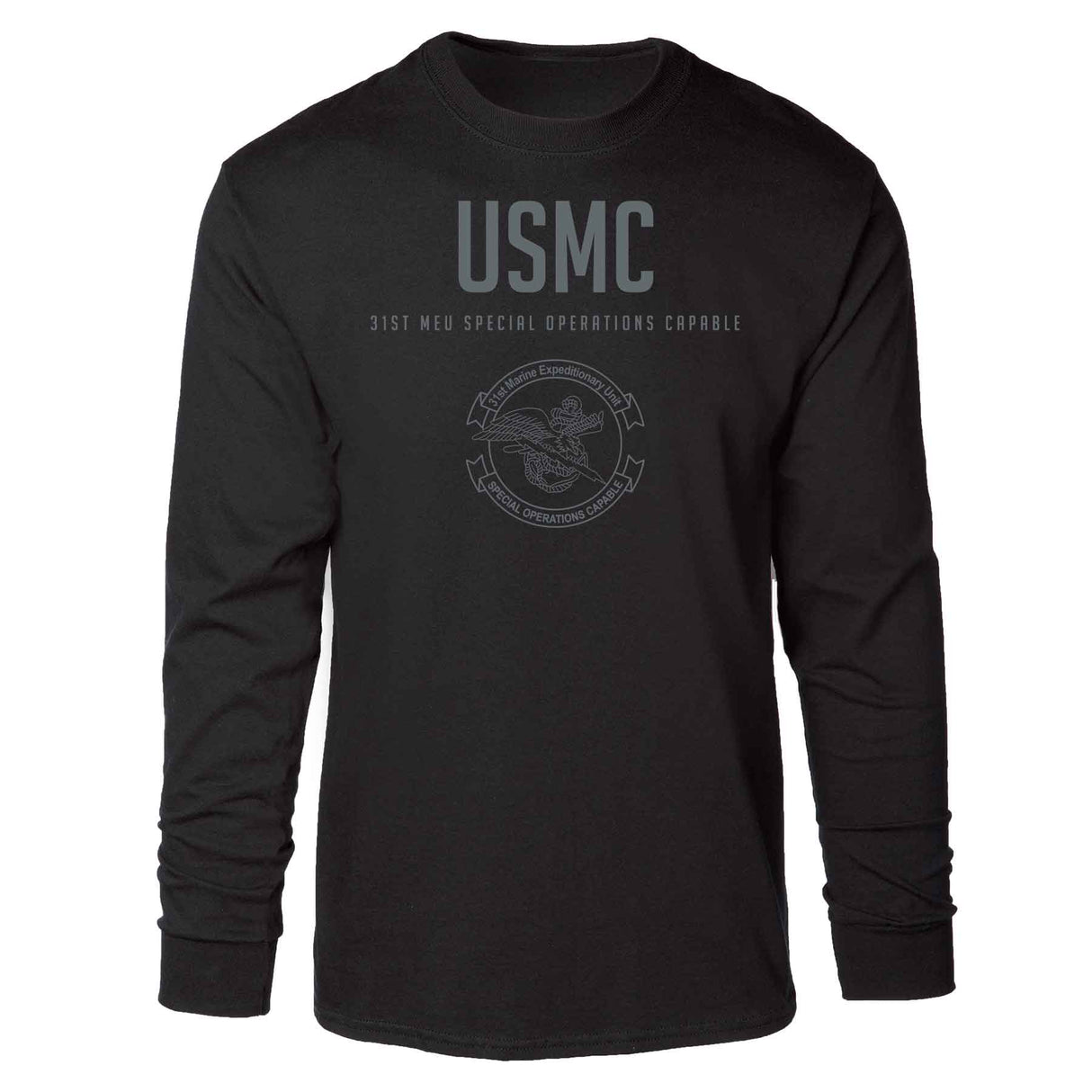31st MEU Special Operations Tonal Long Sleeve T-shirt - SGT GRIT