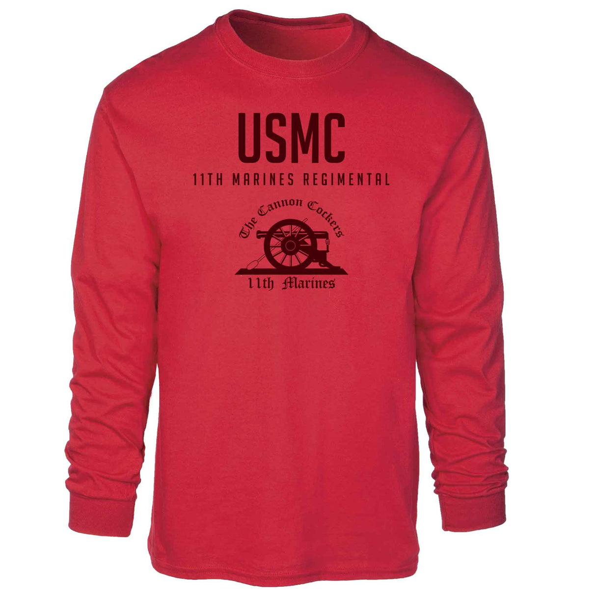11th Marines Regimental Tonal Long Sleeve T-shirt - SGT GRIT