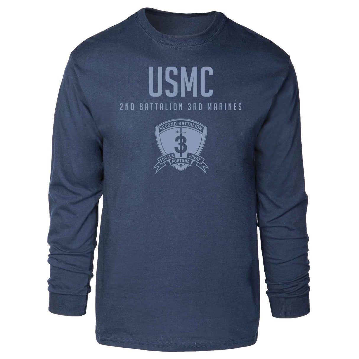 2nd Battalion 3rd Marines Tonal Long Sleeve T-shirt - SGT GRIT