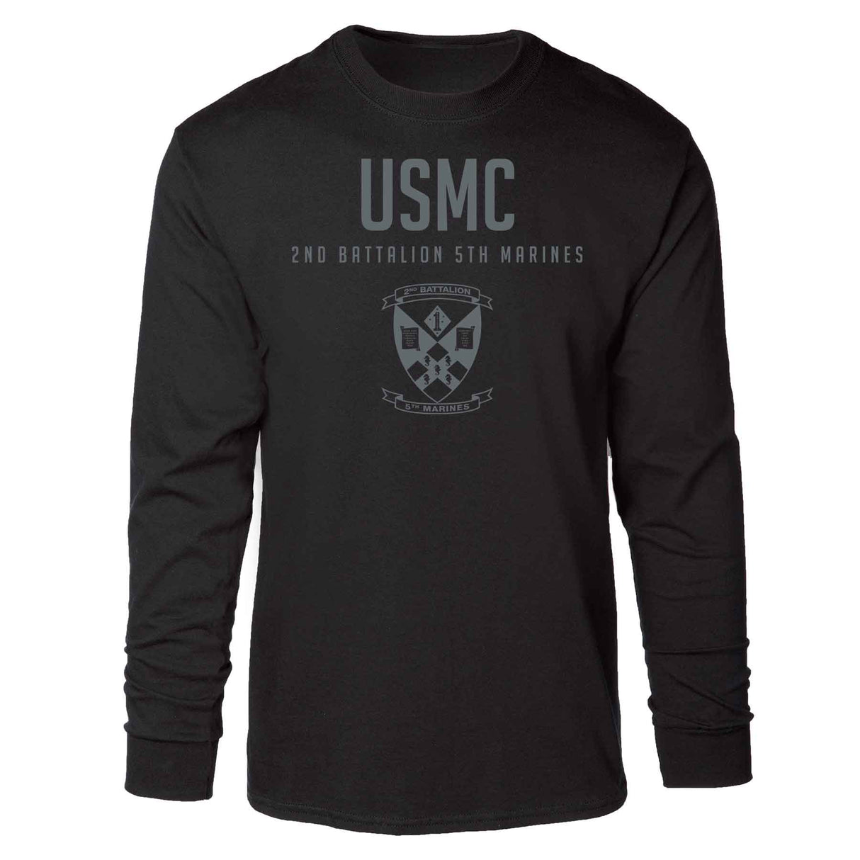 2nd Battalion 5th Marines Tonal Long Sleeve T-shirt - SGT GRIT