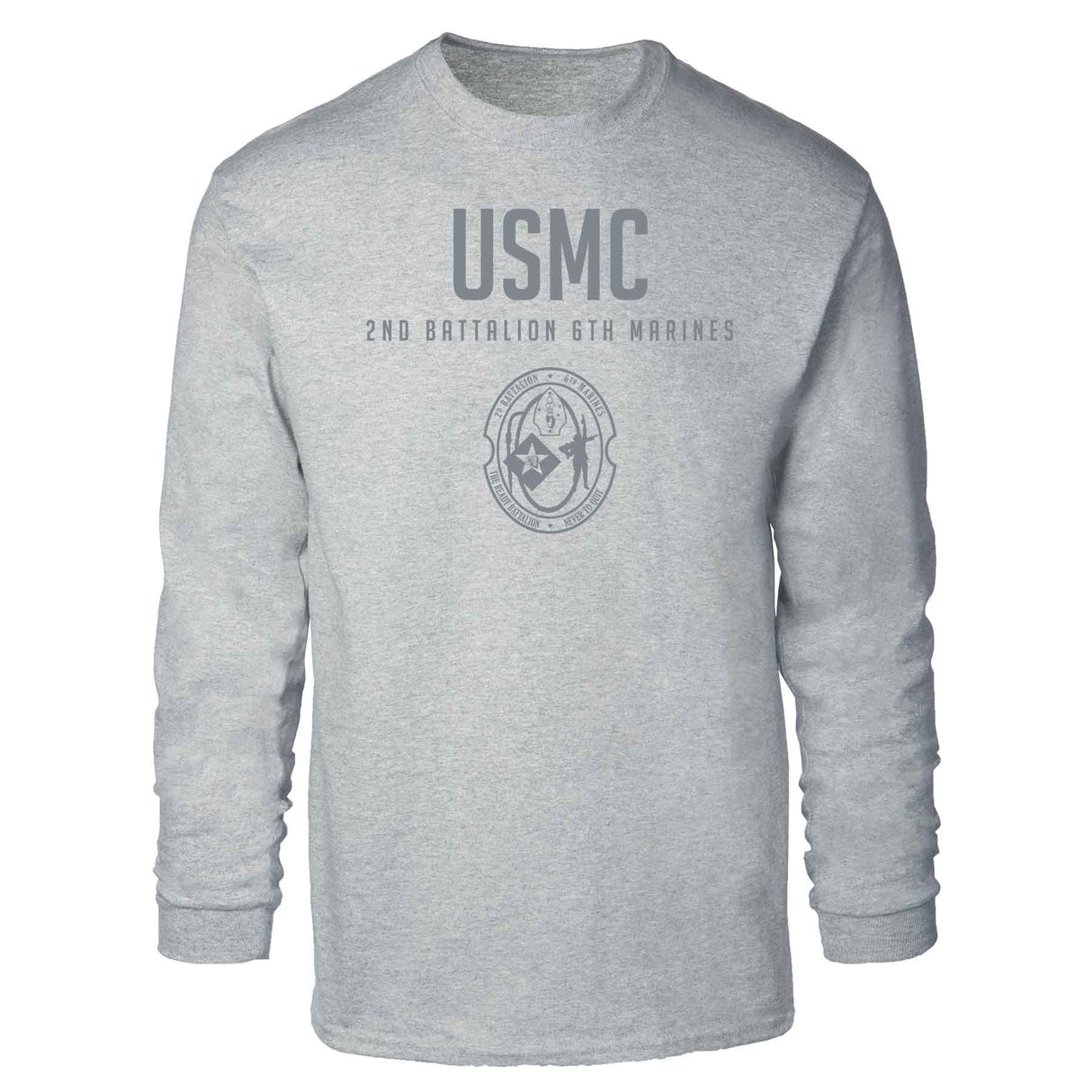 2nd Battalion 6th Marines Tonal Long Sleeve T-shirt - SGT GRIT