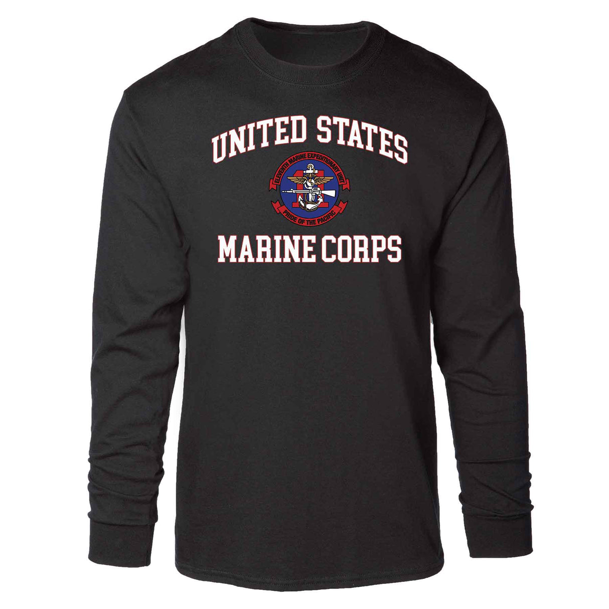 11th MEU Pride Of The Pacific USMC Long Sleeve T-shirt - SGT GRIT