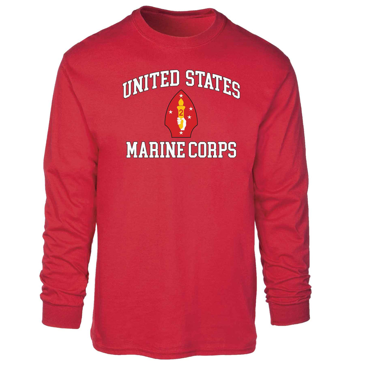 2nd Marine Division USMC Long Sleeve T-shirt - SGT GRIT