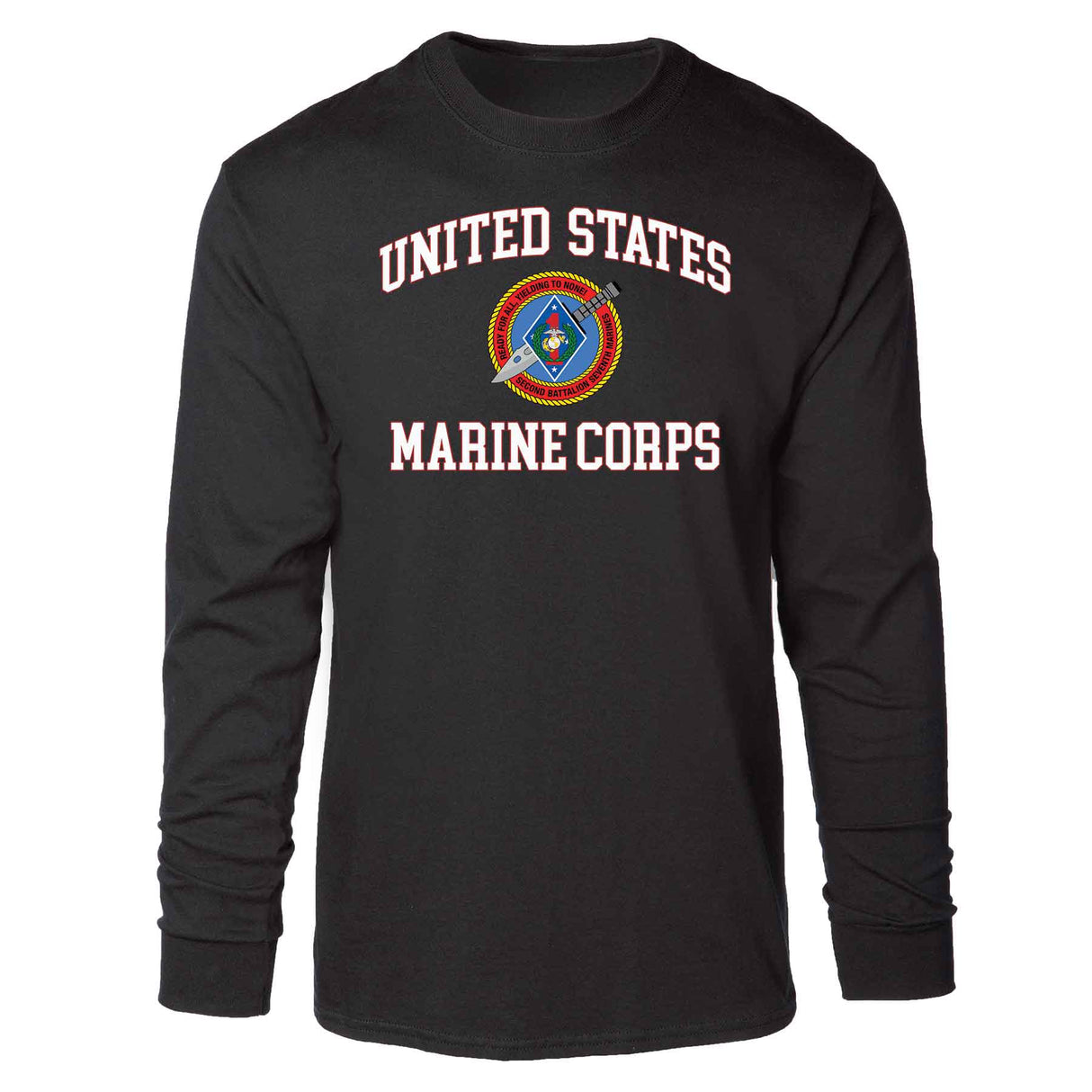 2nd Battalion 7th Marines USMC Long Sleeve T-shirt - SGT GRIT