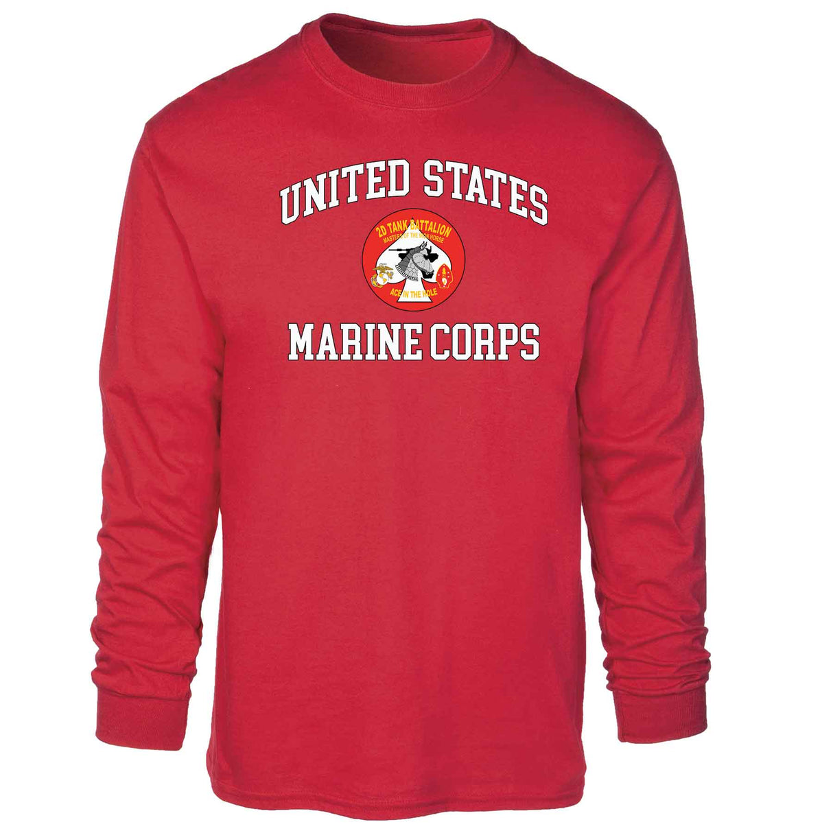 2nd Tank Battalion USMC Long Sleeve T-shirt - SGT GRIT