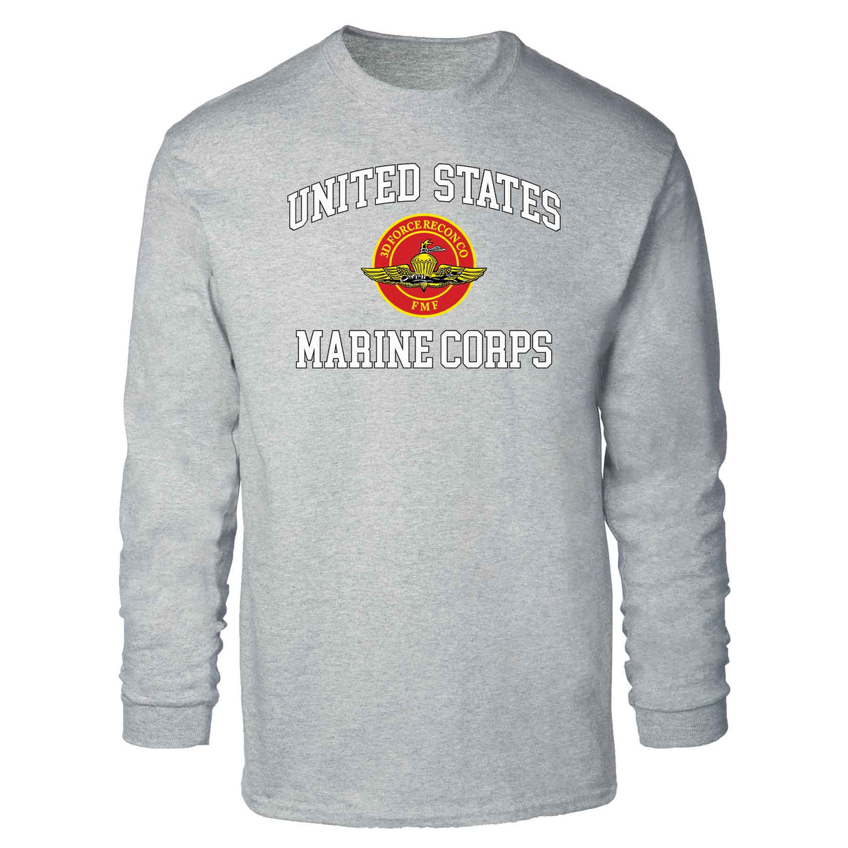 3rd Force Recon FMF USMC Long Sleeve T-shirt - SGT GRIT