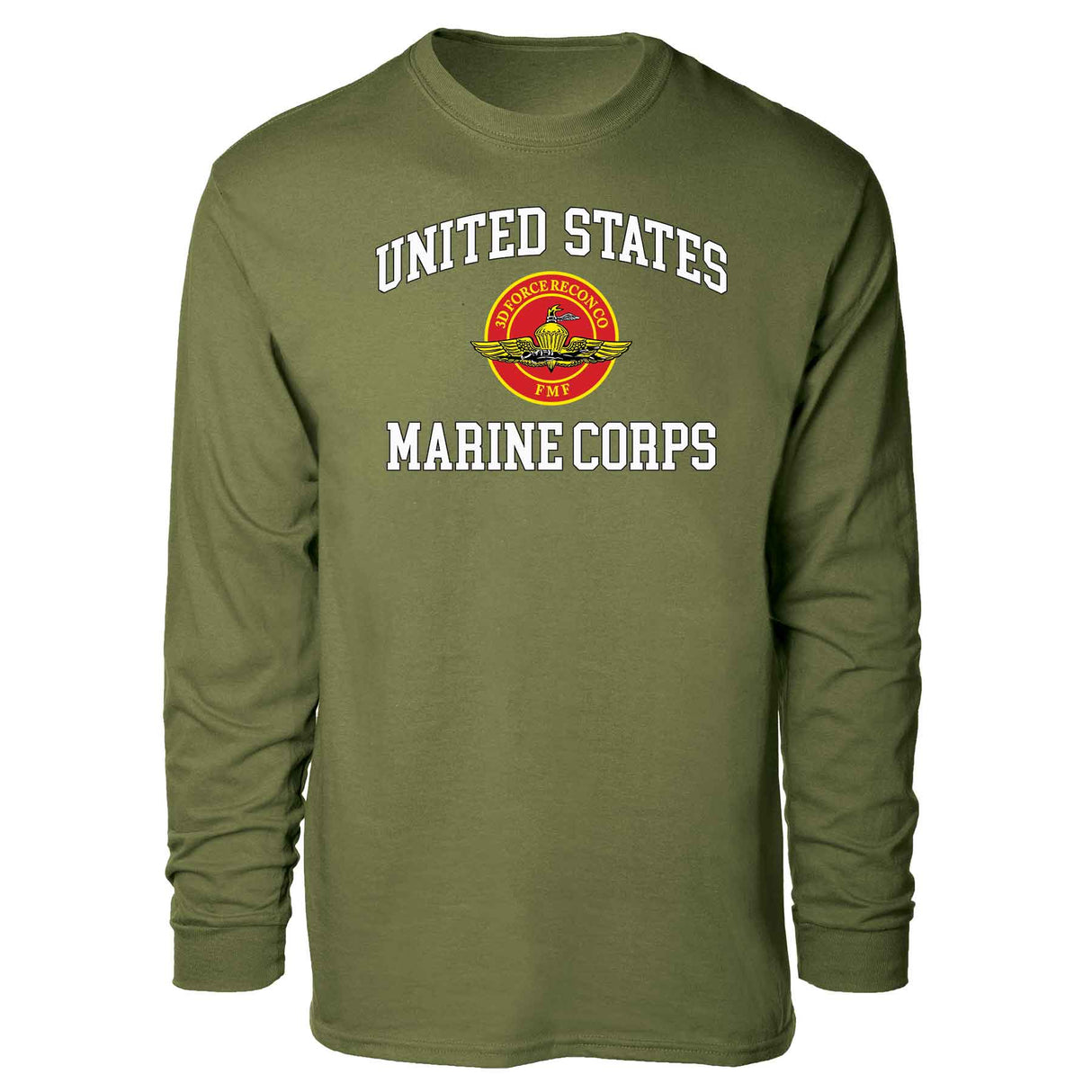 3rd Force Recon FMF USMC Long Sleeve T-shirt - SGT GRIT