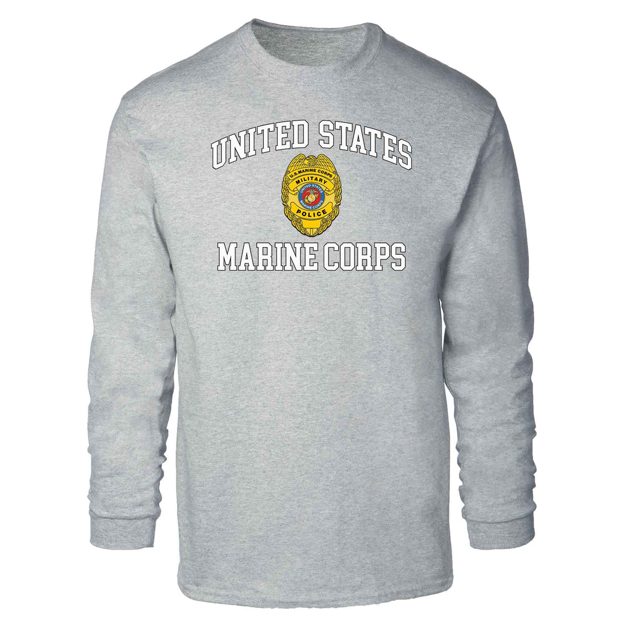 Military Police Badge USMC Long Sleeve T-shirt - SGT GRIT