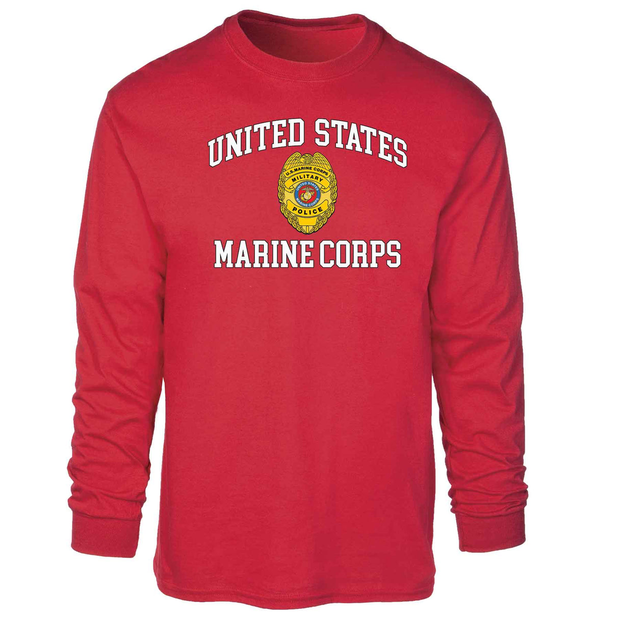 Military Police Badge USMC Long Sleeve T-shirt - SGT GRIT