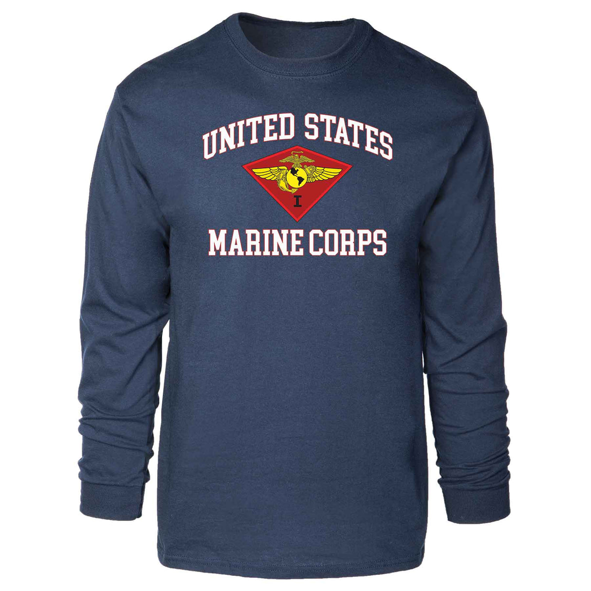 1st Marine Air Wing USMC Long Sleeve T-shirt - SGT GRIT