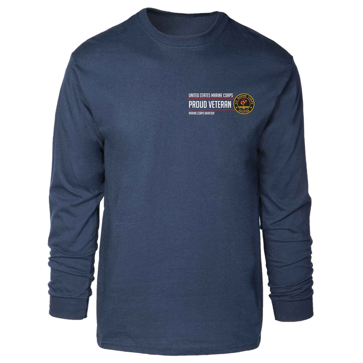 Marine Corps Aviation Proud Veteran Long Sleeve T-shirt - SGT GRIT