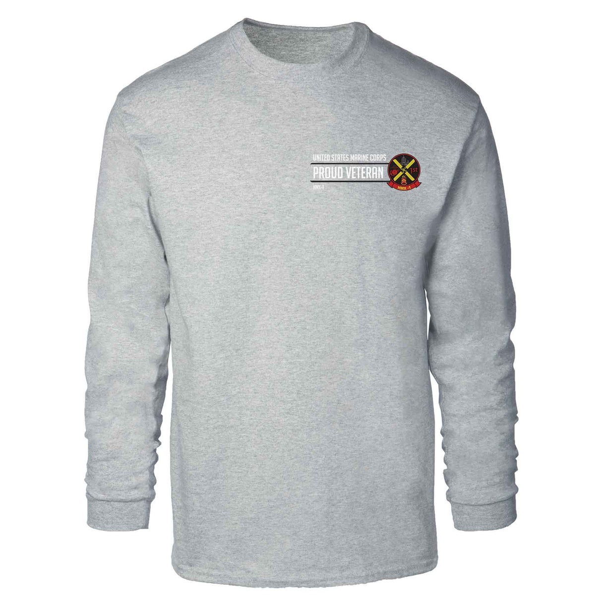 HMX 1 Proud Veteran Long Sleeve T-shirt - SGT GRIT