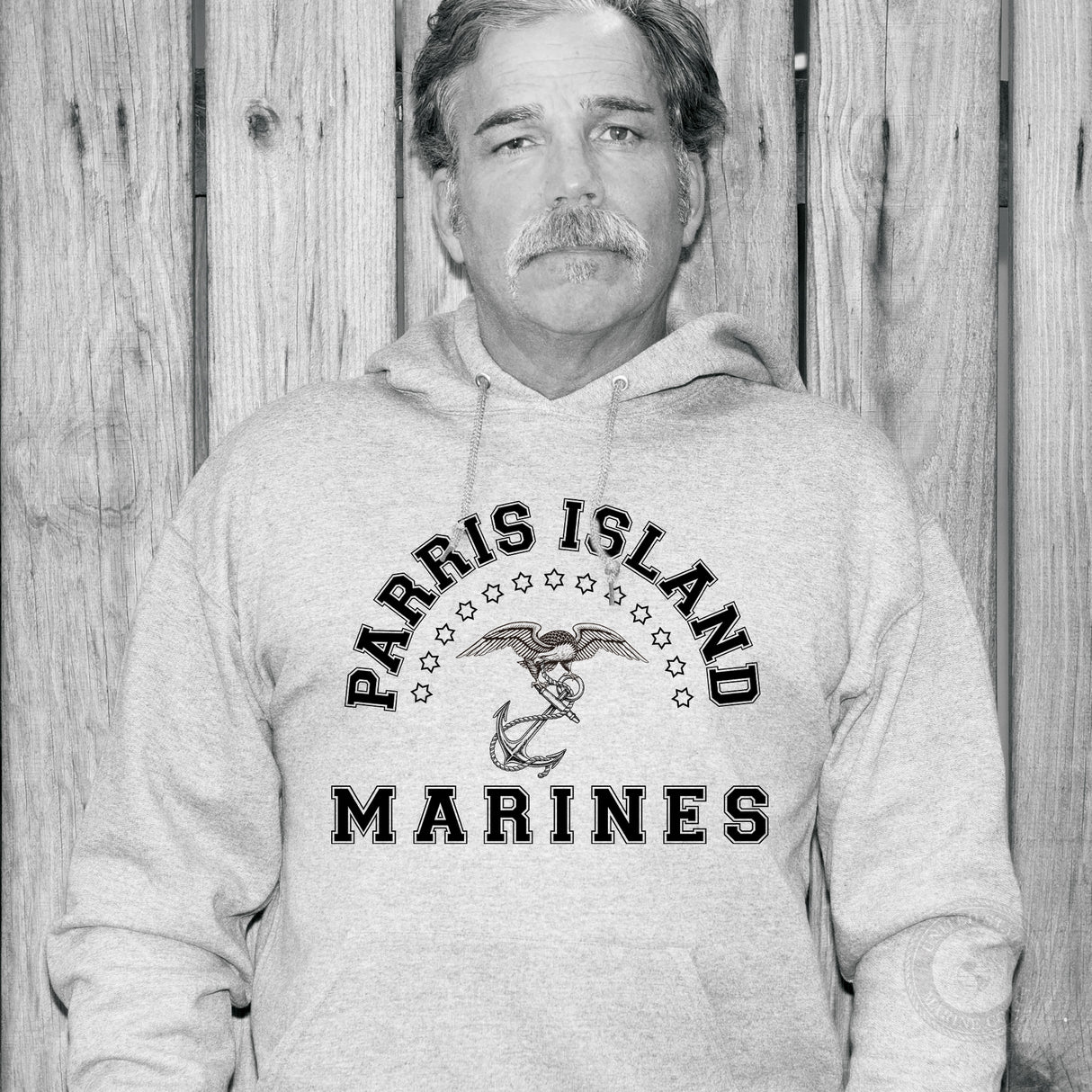 MCRD Vintage Eagle & Anchor Hoodie - SGT GRIT