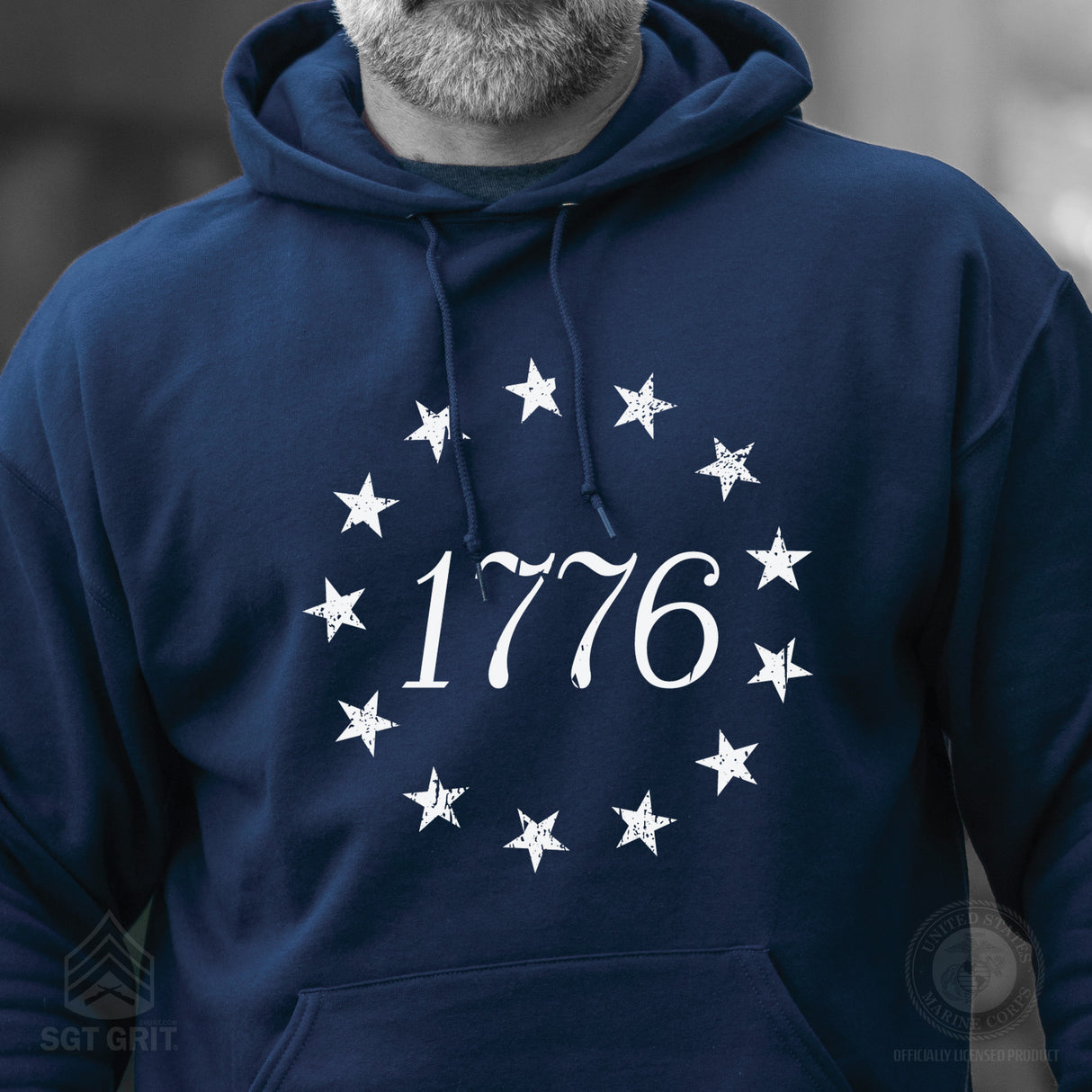 1776 Betsy Ross Flag Hoodie - SGT GRIT