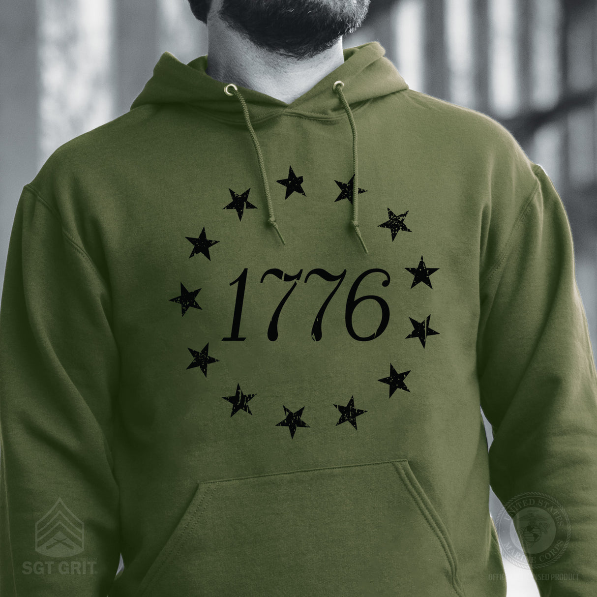 1776 Betsy Ross Flag Hoodie - SGT GRIT