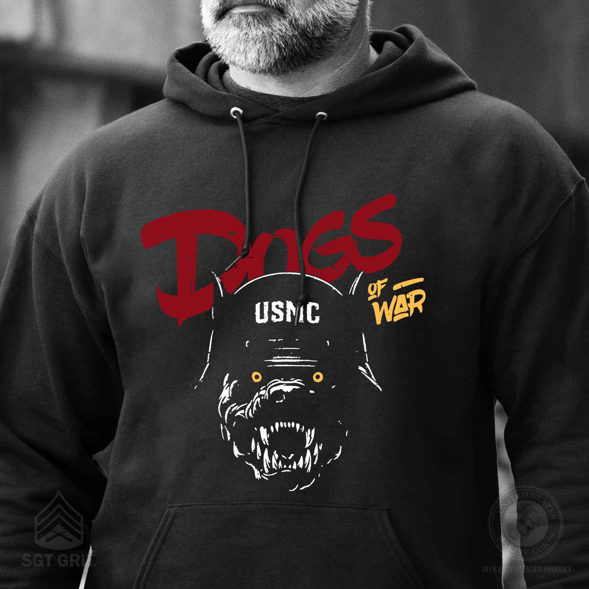 Dogs of War USMC Hoodie - SGT GRIT