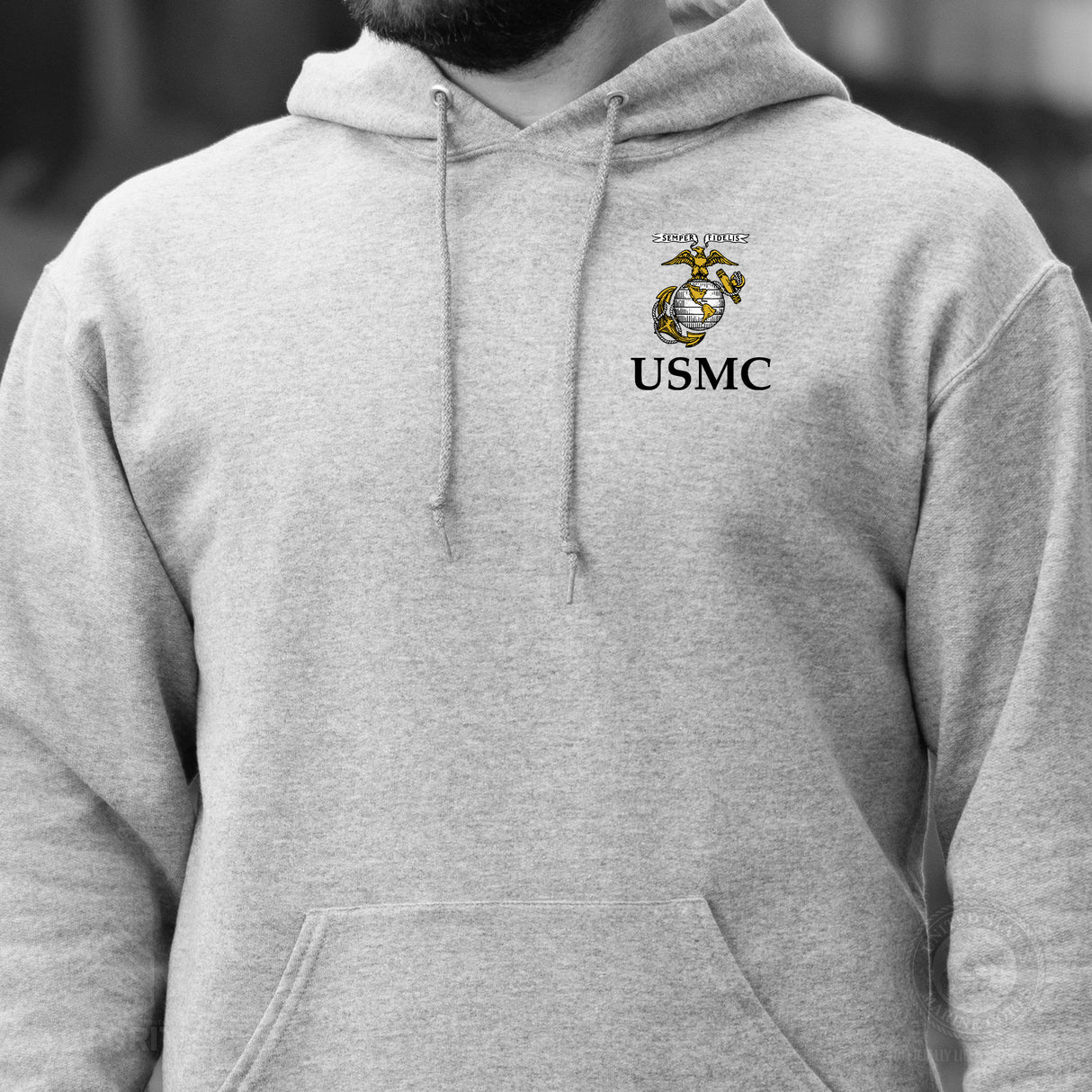 Old School Eagle, Globe, and Anchor Hoodie - SGT GRIT