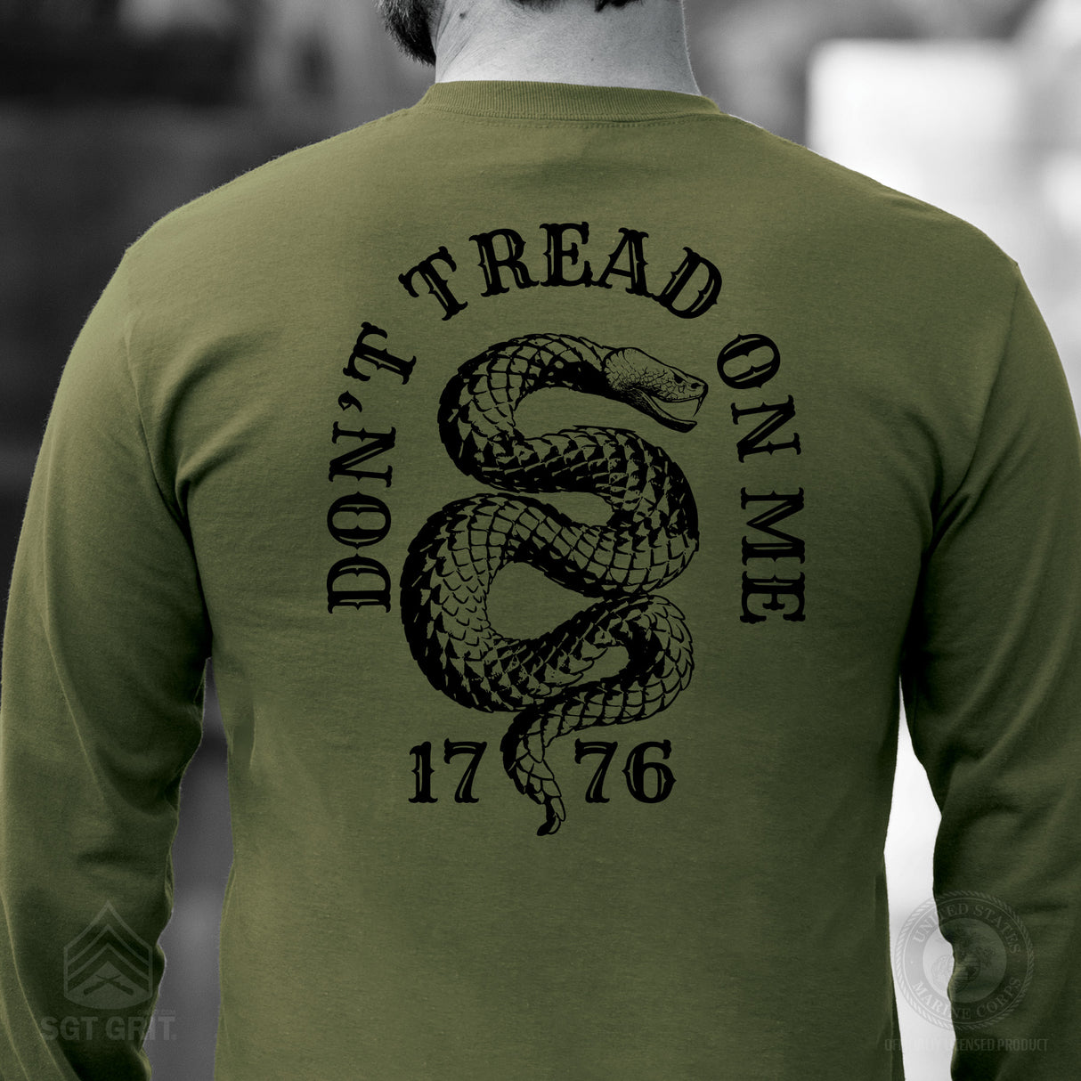 Don’t Tread On Me 1776 Long Sleeve T-Shirt - SGT GRIT