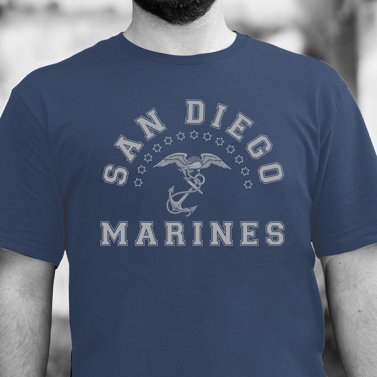 MCRD Vintage Eagle & Anchor T-Shirt - SGT GRIT