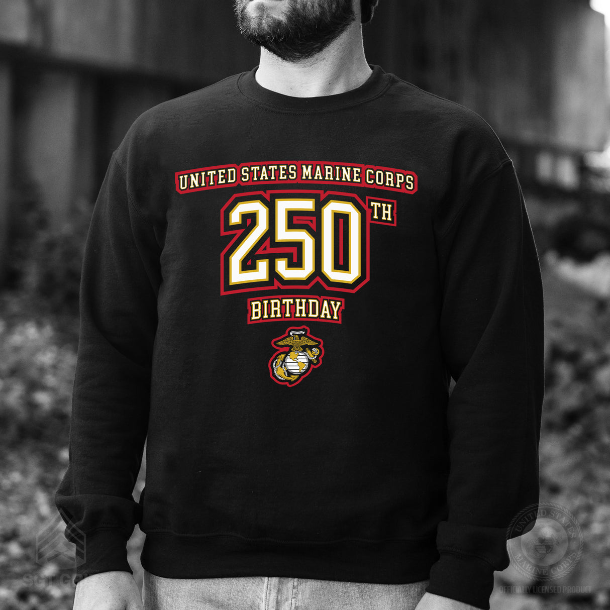 USMC 250th Birthday Athletic Sweatshirt - SGT GRIT