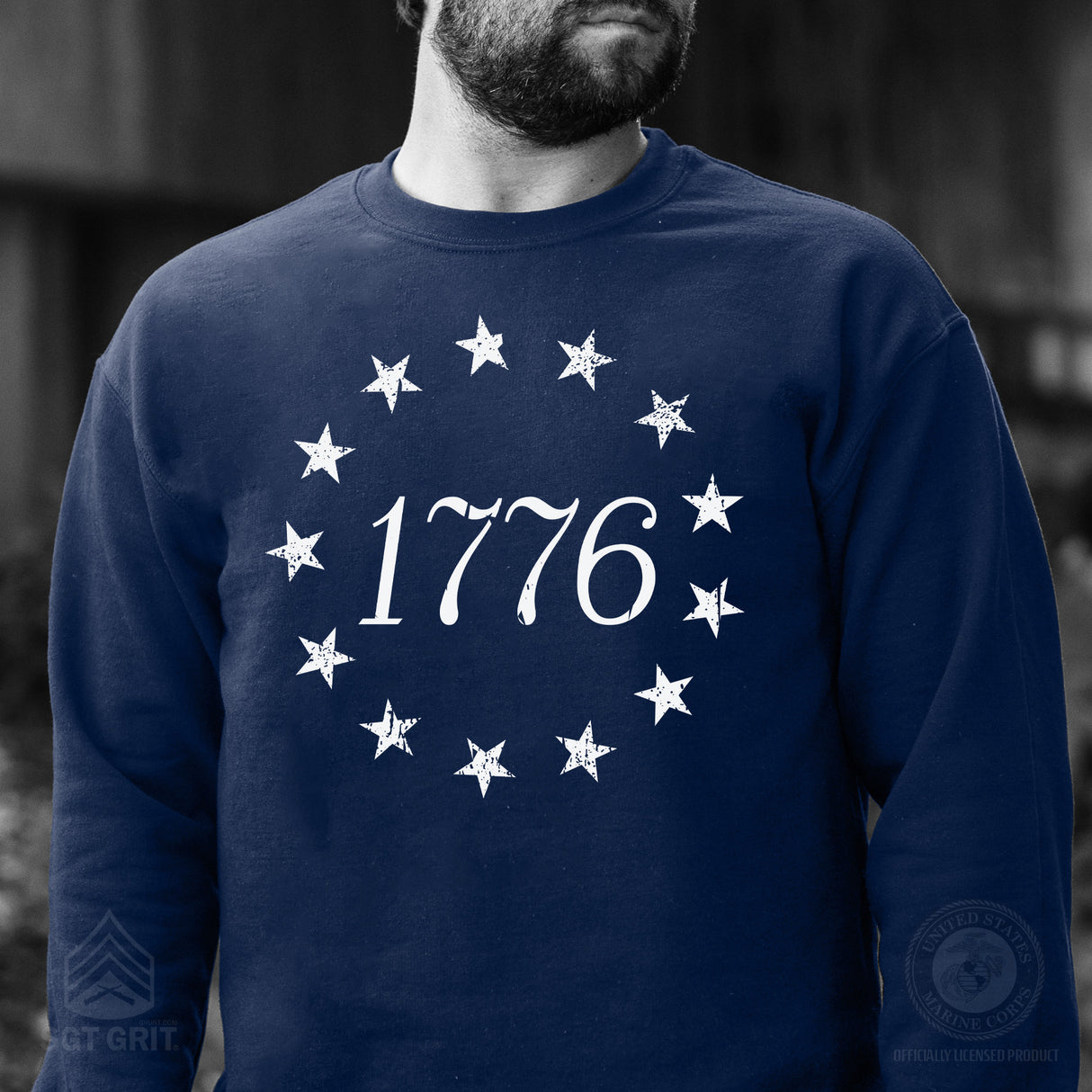 1776 Betsy Ross Flag Sweatshirt - SGT GRIT