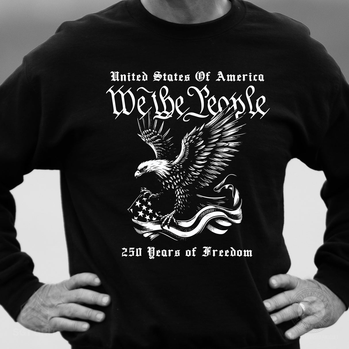 We The People 250 Years Eagle Sweatshirt - SGT GRIT