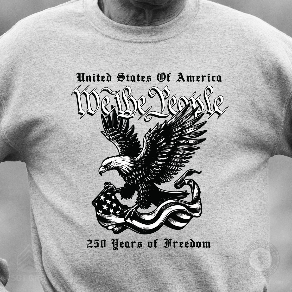We The People 250 Years Eagle Sweatshirt - SGT GRIT