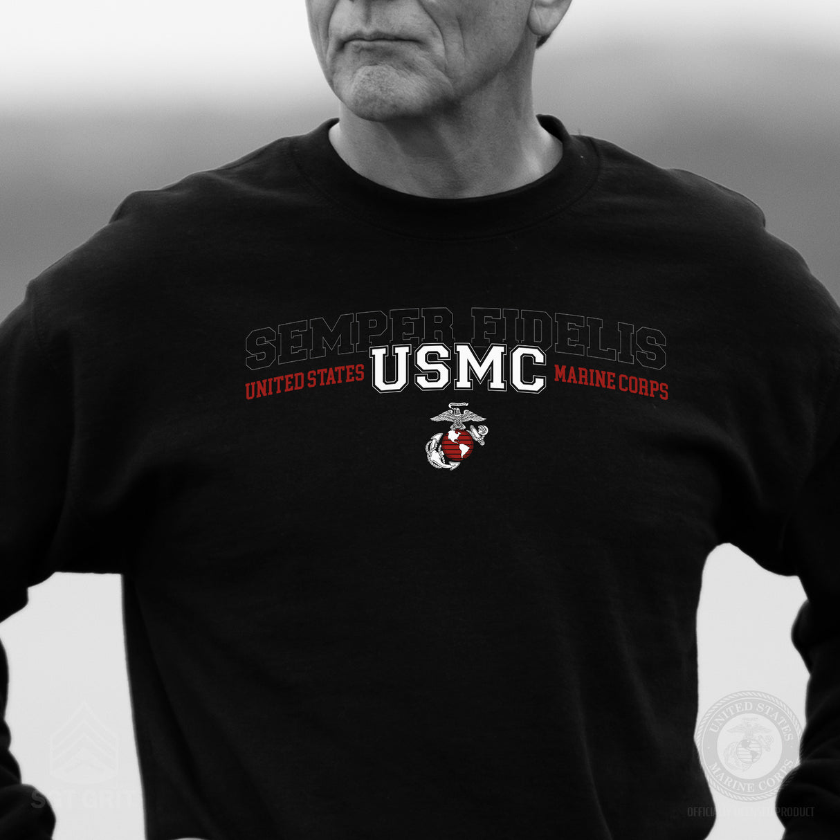 Semper Fidelis United States Marine Corps Sweatshirt - SGT GRIT