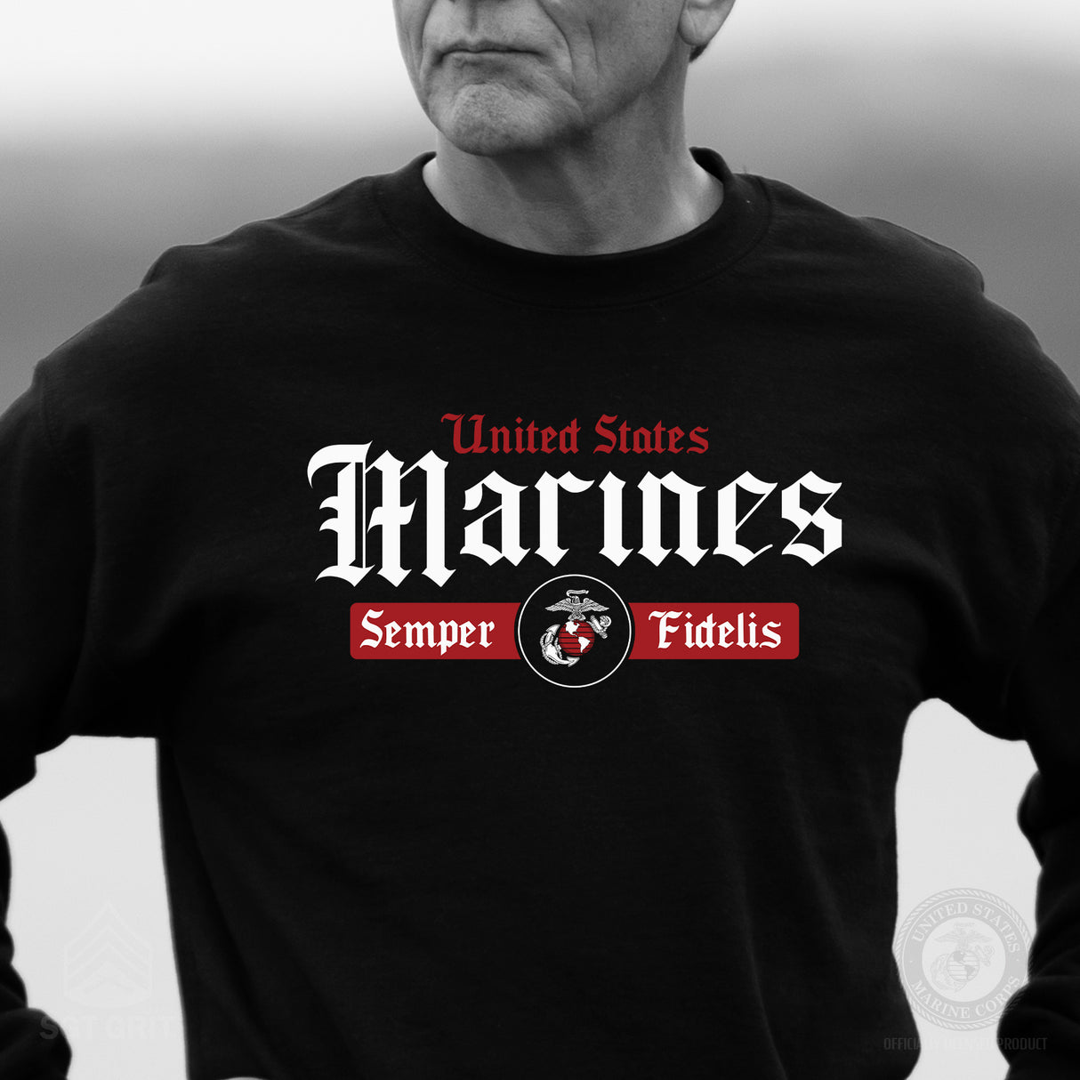 Classic United States Marines Sweatshirt - SGT GRIT