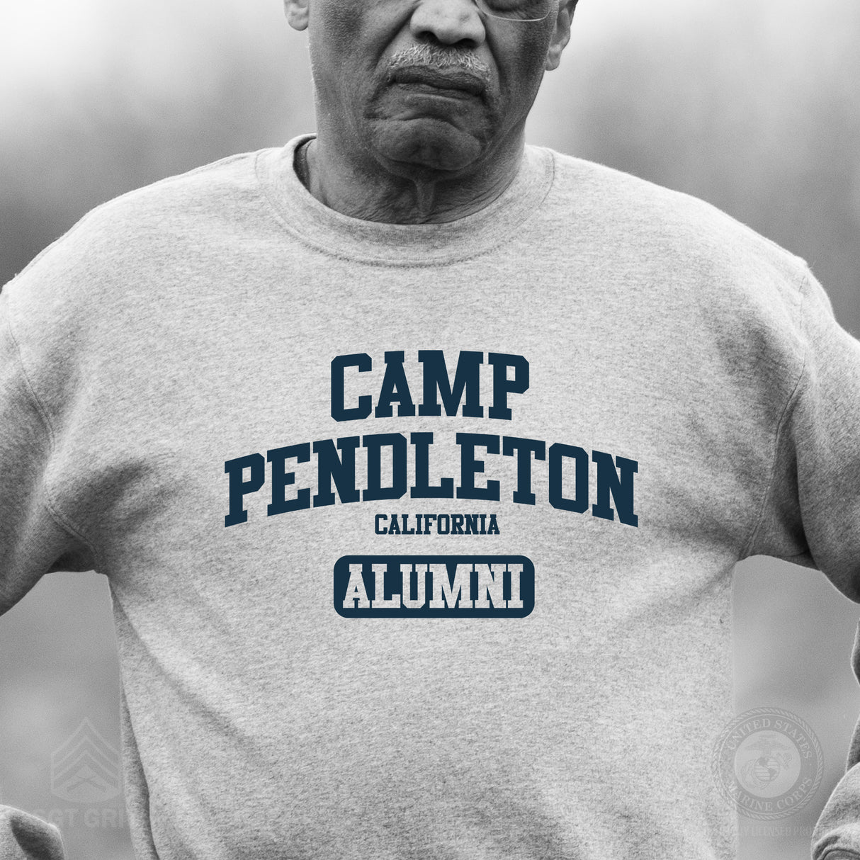 Marine Corps Base Collegiate Alumni Sweatshirt - SGT GRIT