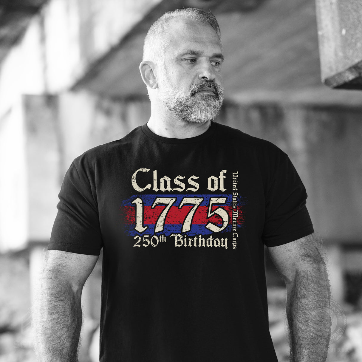 USMC 250th Birthday Class of 1775 T-Shirt - SGT GRIT