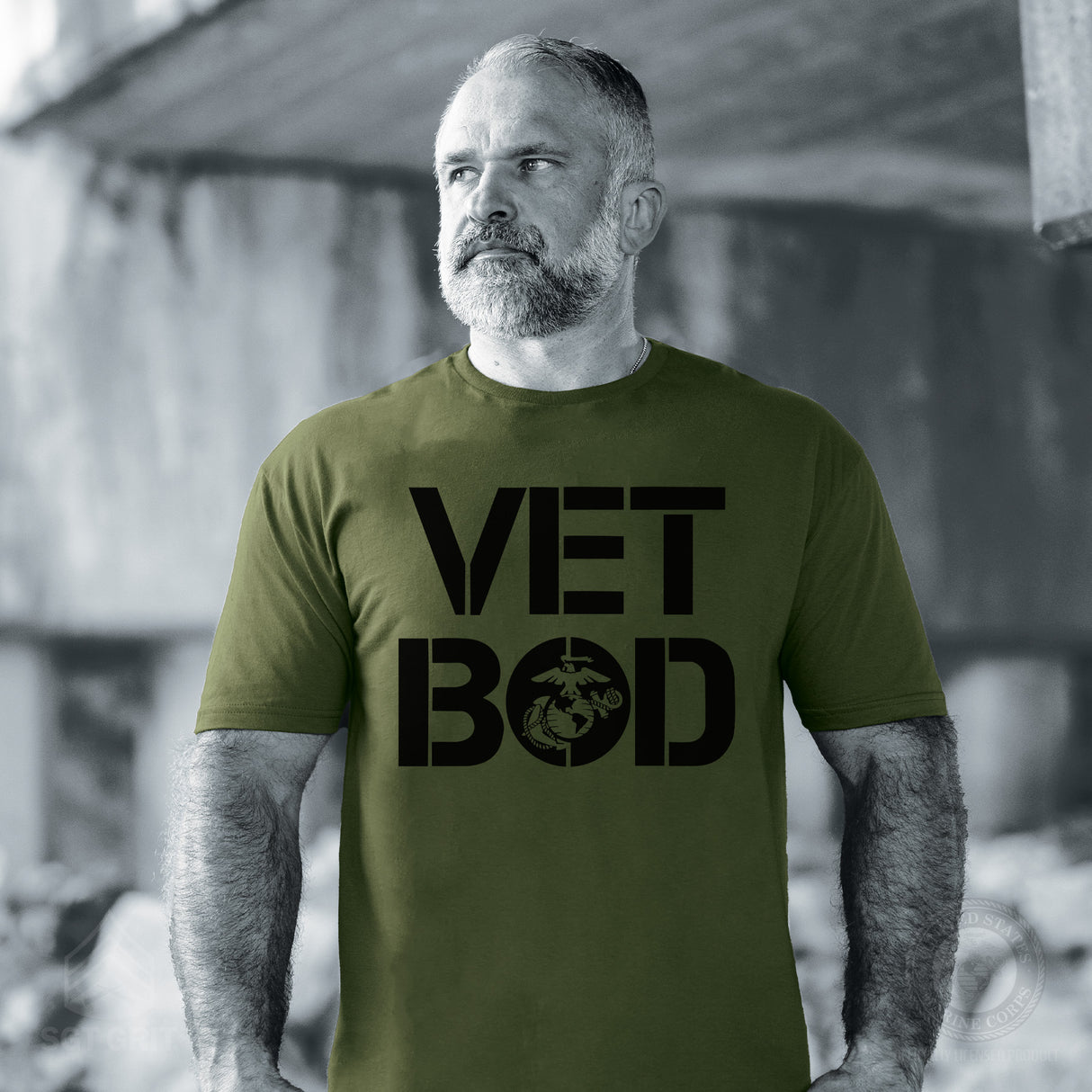 Vet Bod T-Shirt- OD Green - SGT GRIT