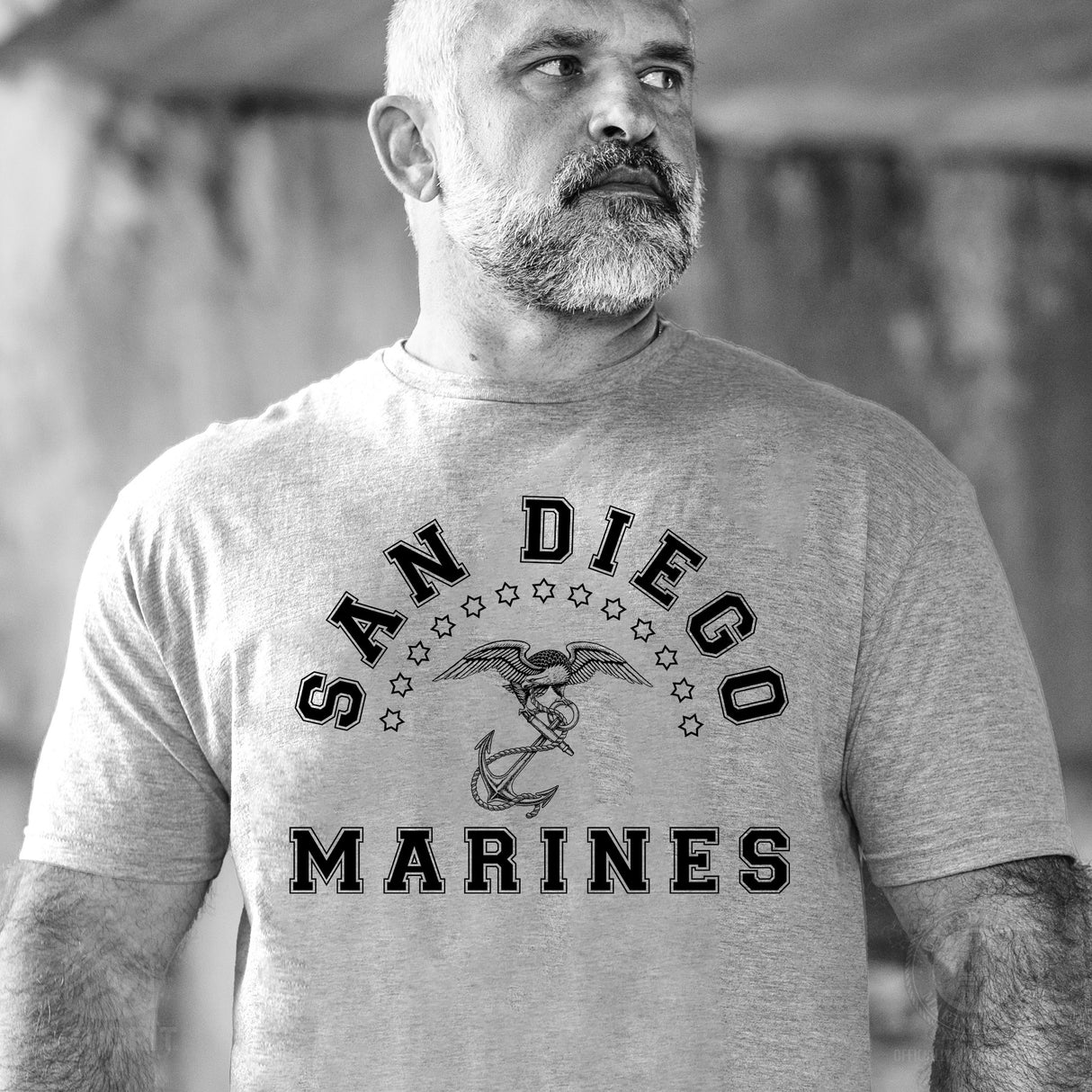 MCRD Vintage Eagle & Anchor T-Shirt - SGT GRIT