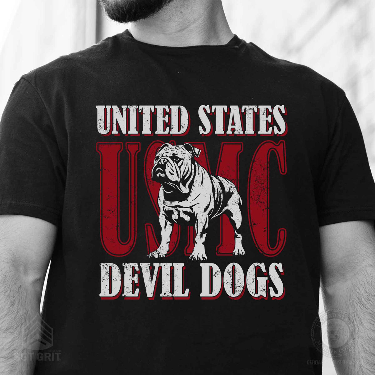 USMC Devil Dog T-Shirt - SGT GRIT
