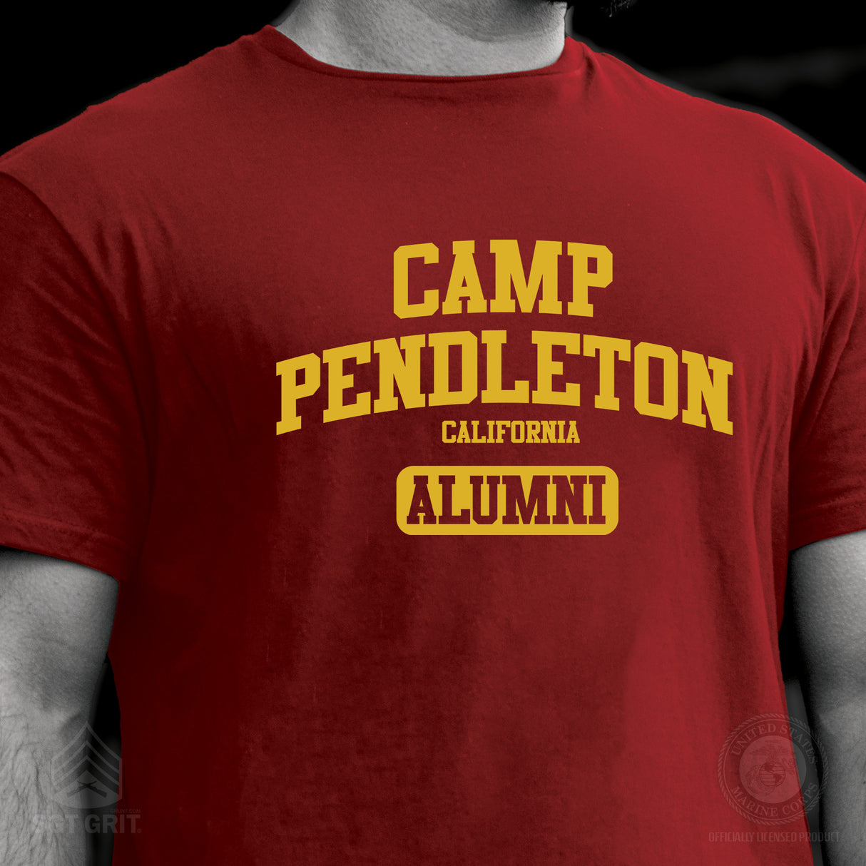 Marine Corps Base Collegiate Alumni T-Shirt - SGT GRIT