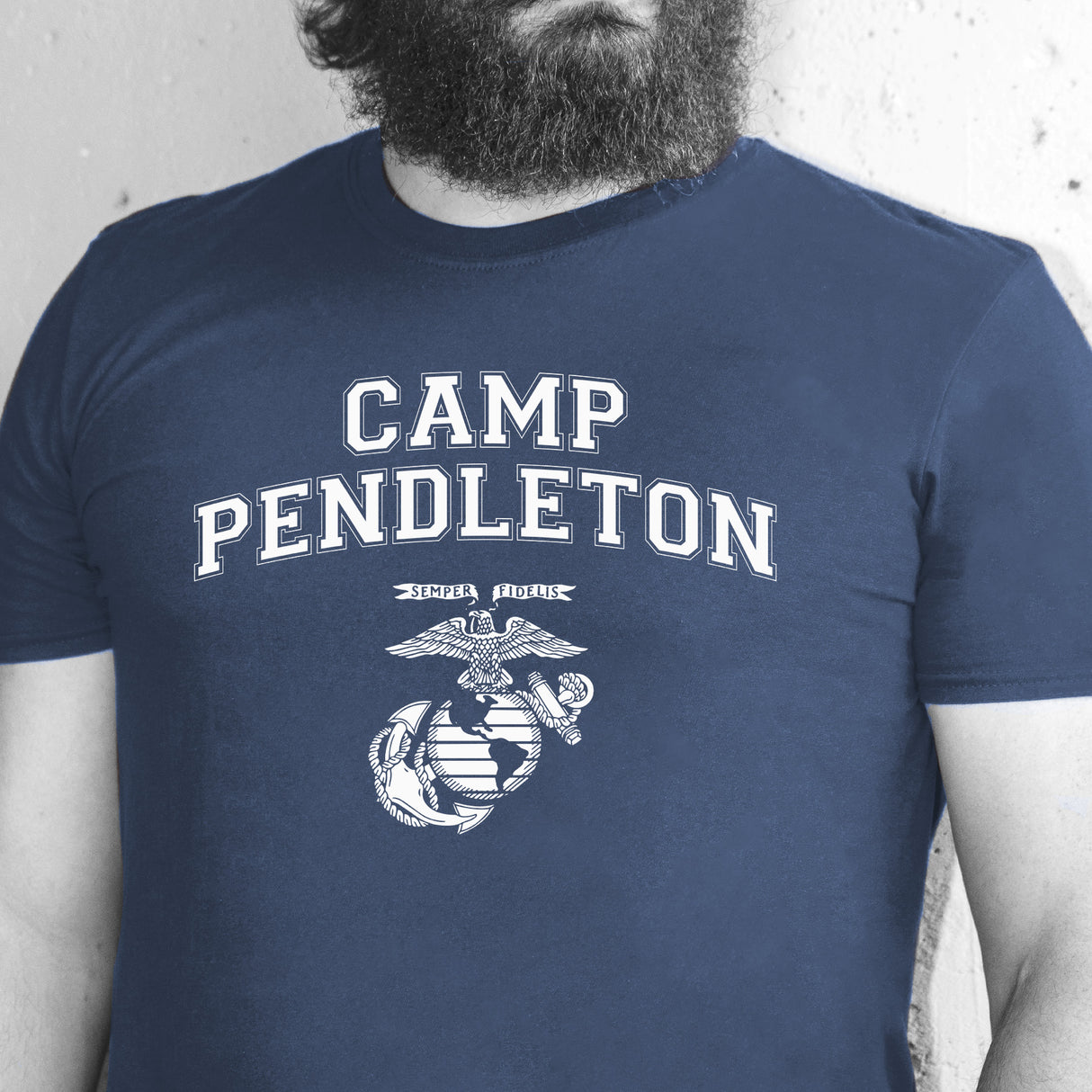 Marine Corps Base Collegiate EGA T-Shirt - SGT GRIT