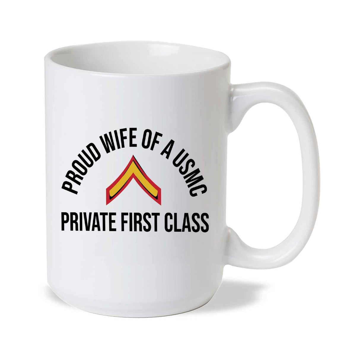 Wife of a Marine Choose Your Rank Mug - SGT GRIT