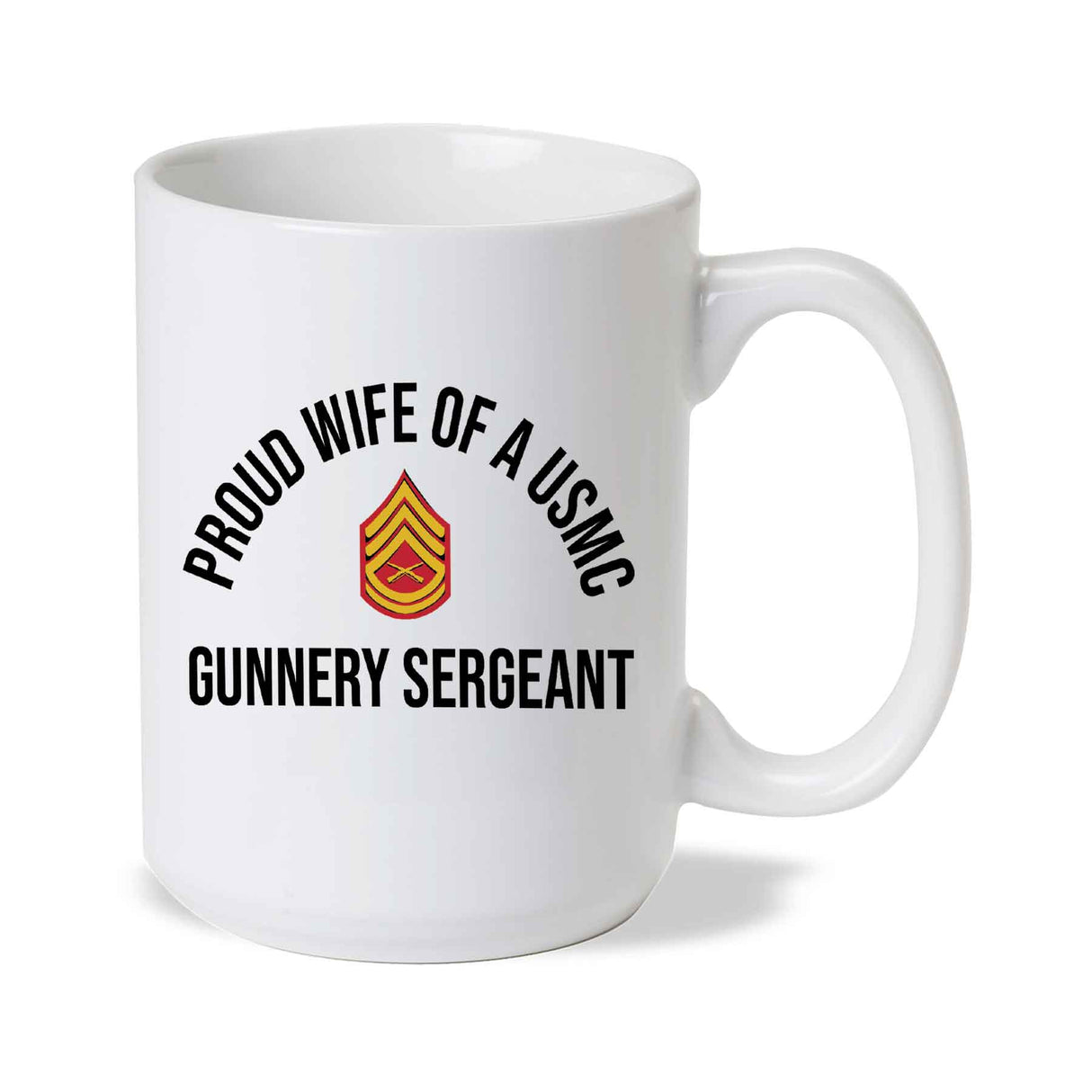 Wife of a Marine Choose Your Rank Mug - SGT GRIT