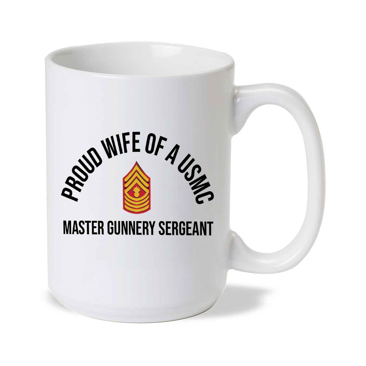 Wife of a Marine Choose Your Rank Mug - SGT GRIT
