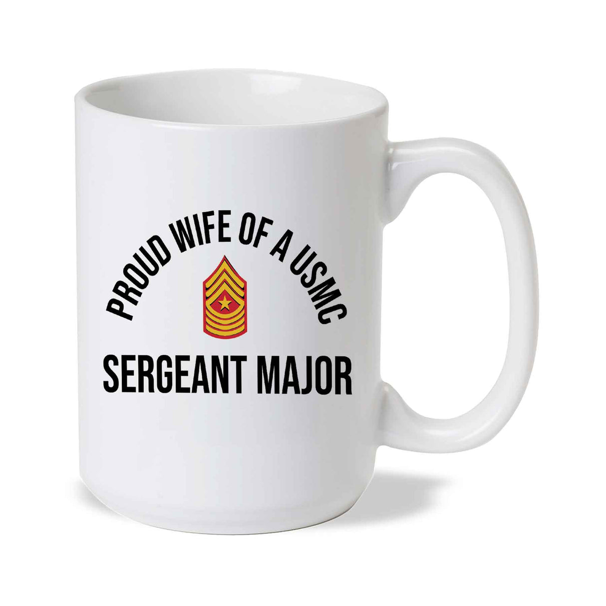 Wife of a Marine Choose Your Rank Mug - SGT GRIT