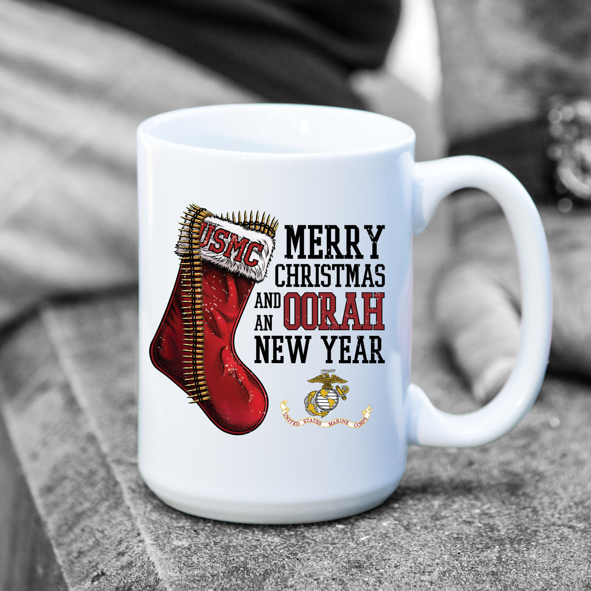 USMC Christmas Stocking Mug - SGT GRIT