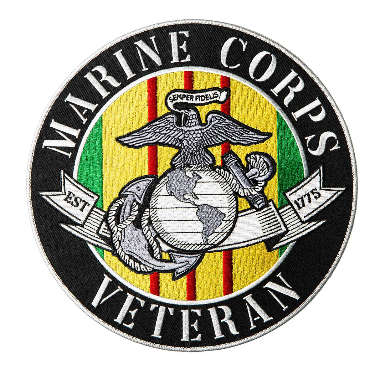 USMC Vietnam Veteran 10 inch Patch - SGT GRIT