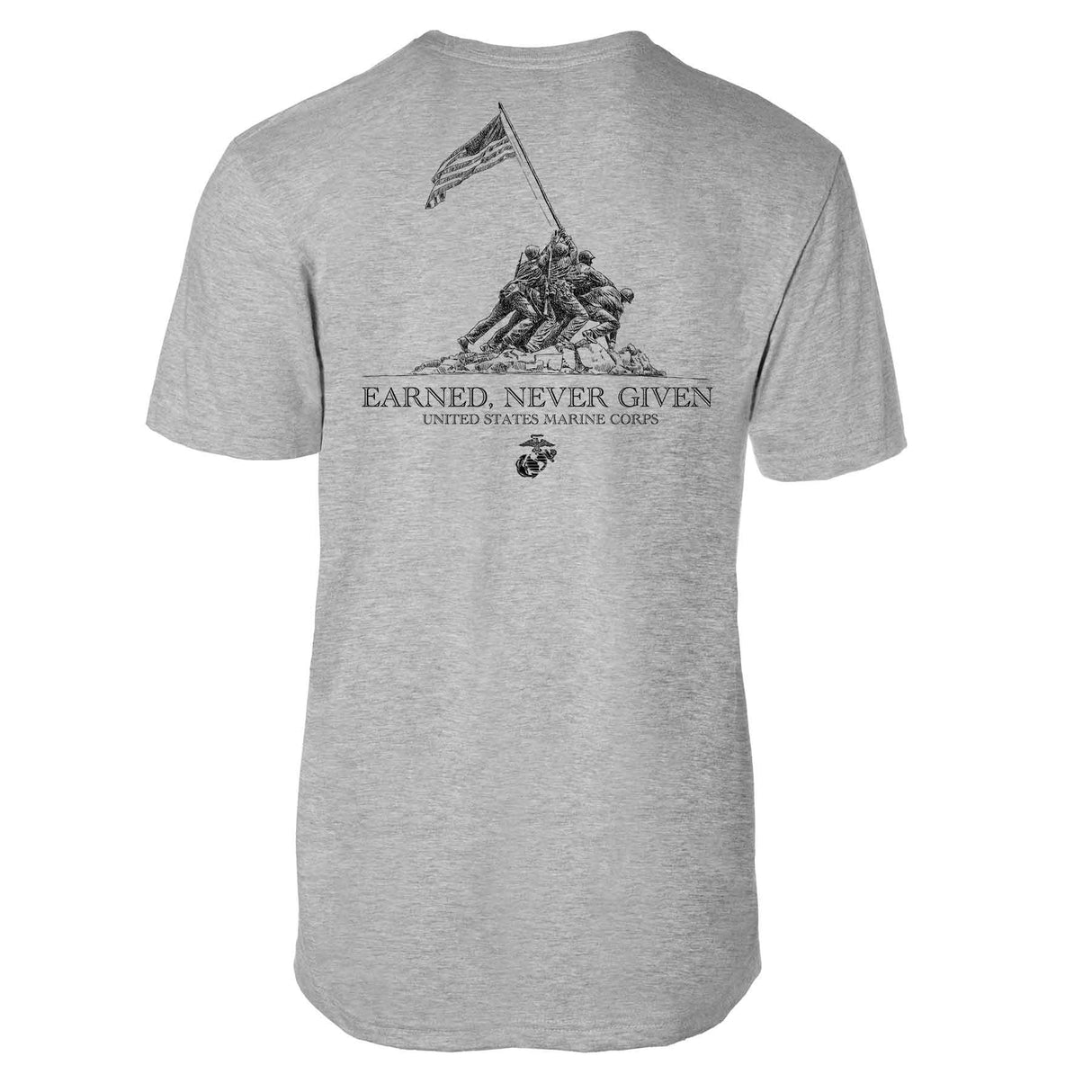 Earned Never Given Back With Front Pocket T-shirt - SGT GRIT