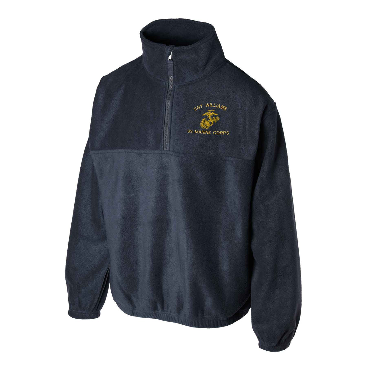 Custom USMC Embroidered 1/4 Zip Fleece - SGT GRIT
