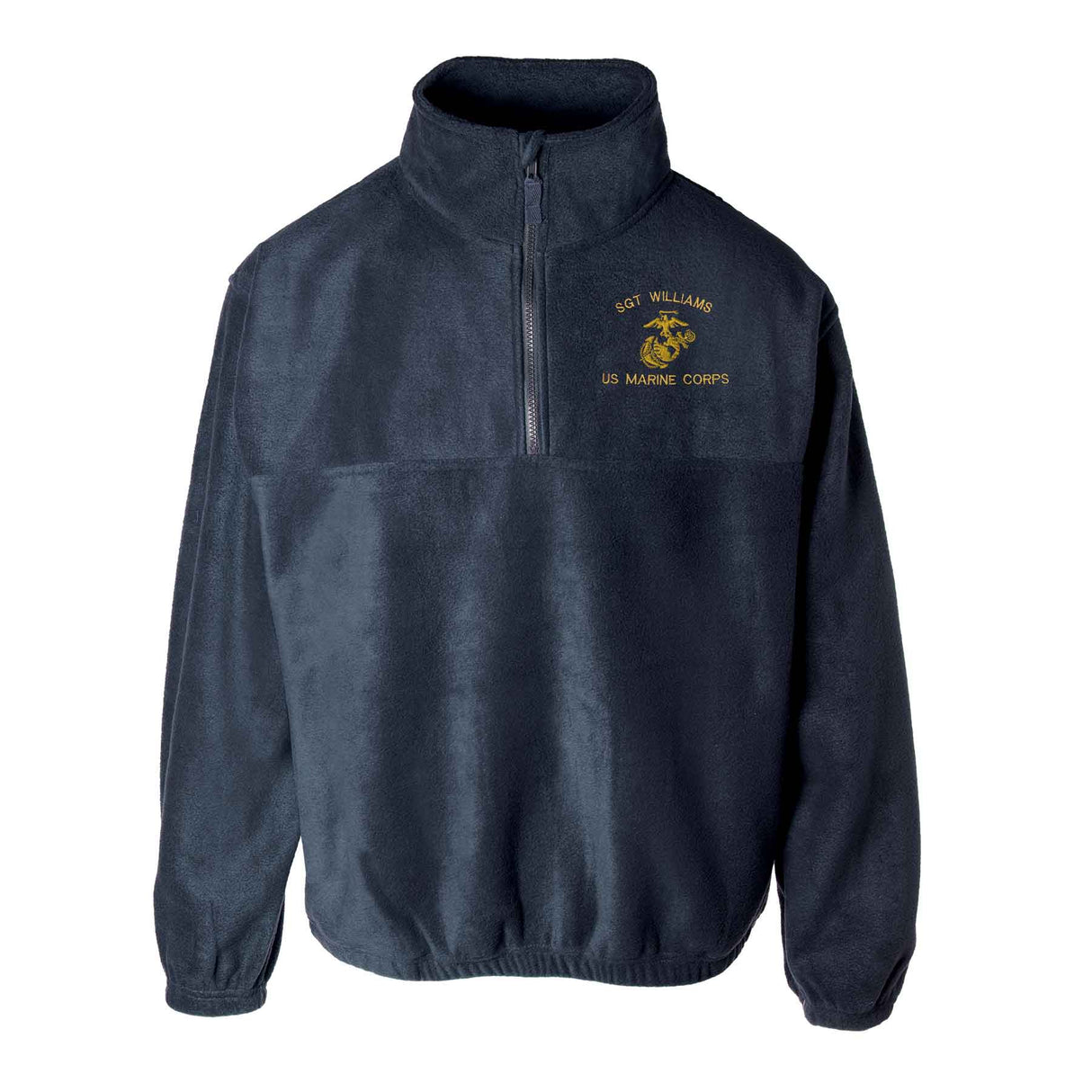 Custom USMC Embroidered 1/4 Zip Fleece - SGT GRIT