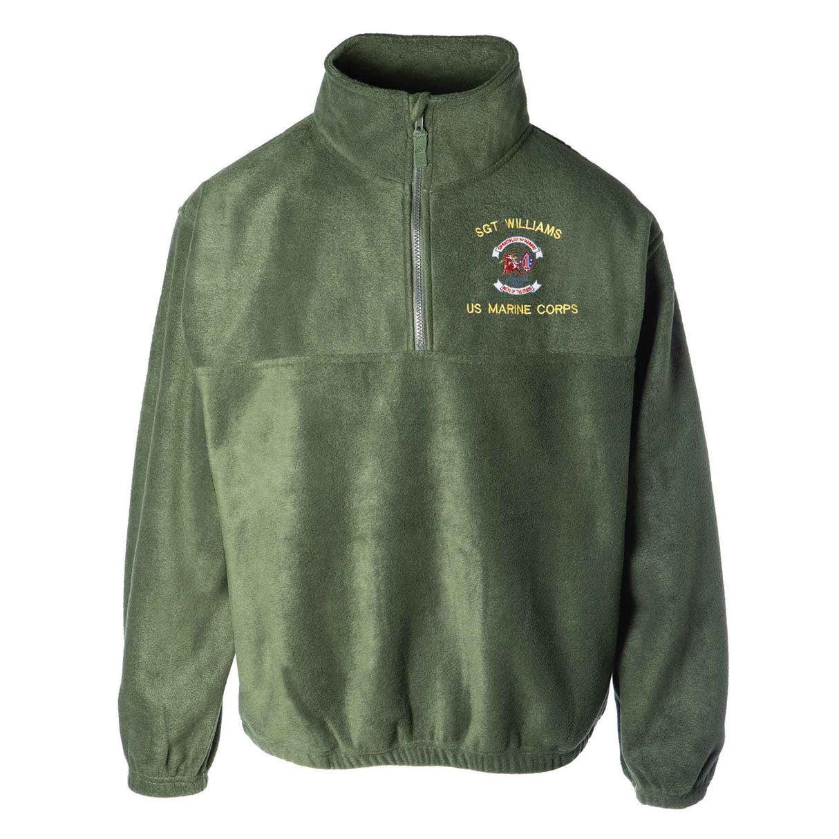 3rd Battalion 1st Marines Embroidered Fleece 1/4 Zip - SGT GRIT