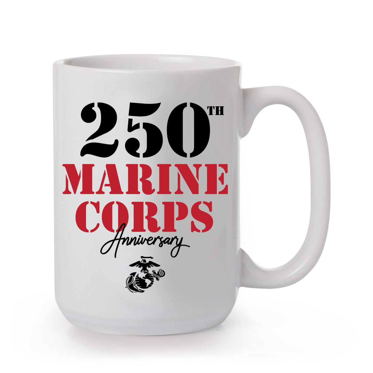 USMC 250th Anniversary Stencil Mug - SGT GRIT