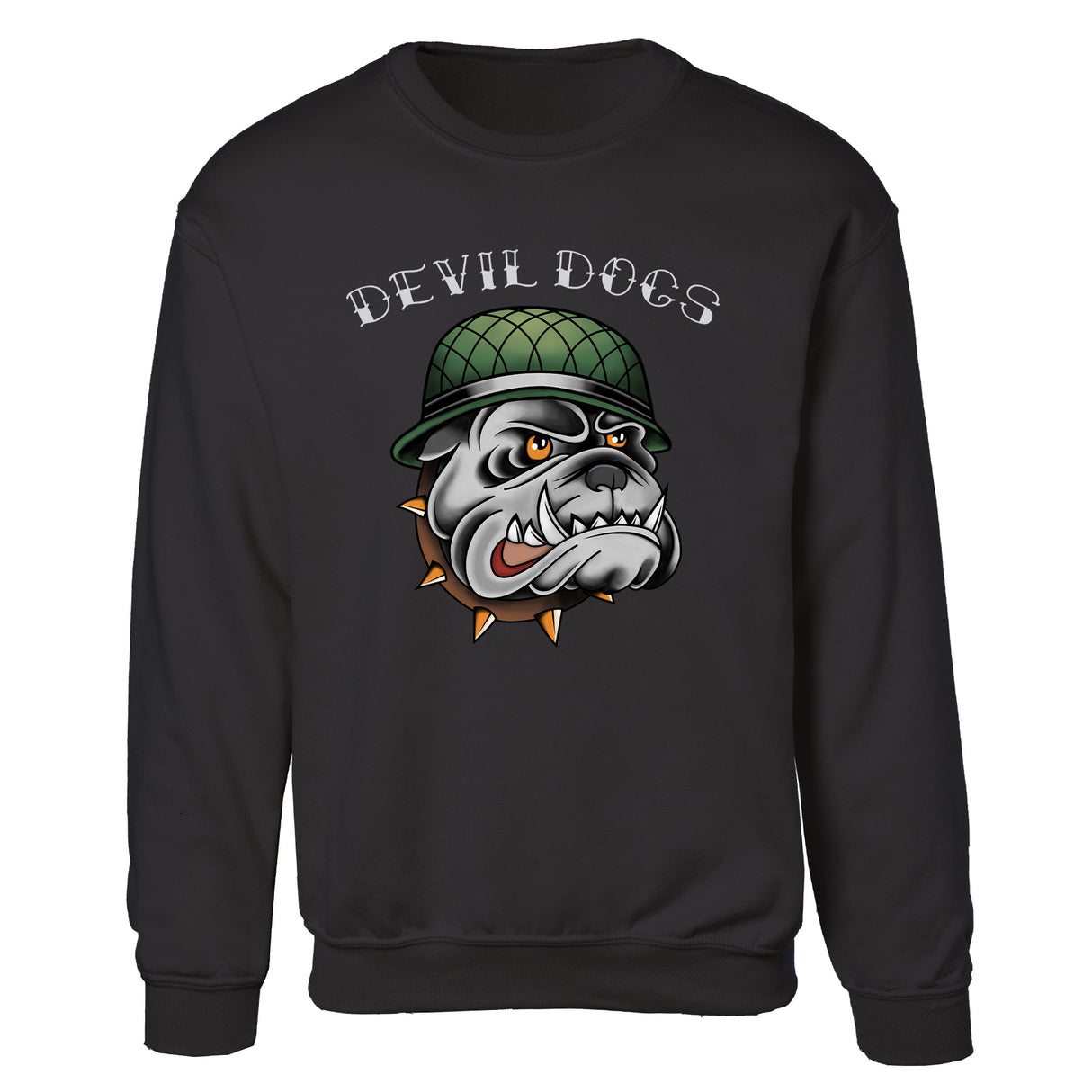 USMC Vintage Tattoo Devil Dogs Sweatshirt - SGT GRIT